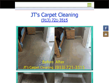 Tablet Screenshot of jtscarpetcleaning.net